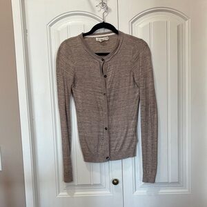 H&M Light Brown Knit Cardigan